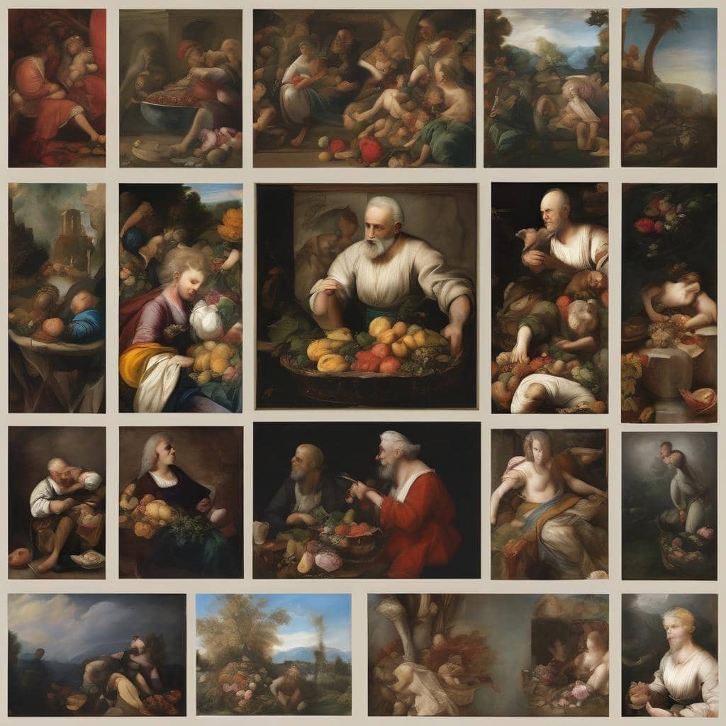 Παραδοσιακή τέχνη και κλασικά έργα ζωγραφικής με σύγχρονο άγγιγμα, εμπνευσμένα από δημιουργικότητα και τέχνες.